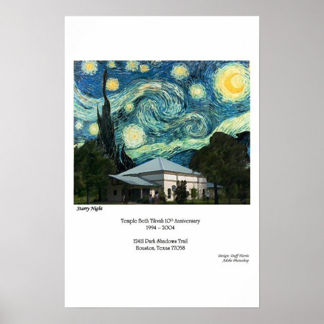 Poster Starry Starry TBT Night (Frente)