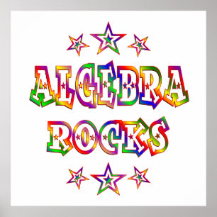 Pôster Stars Algebra Rocks