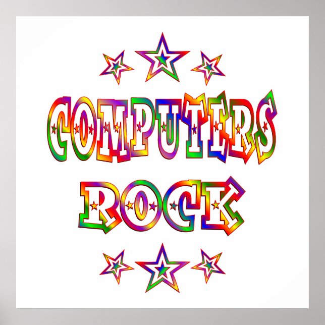 Poster Stars Computers Rock (Frente)