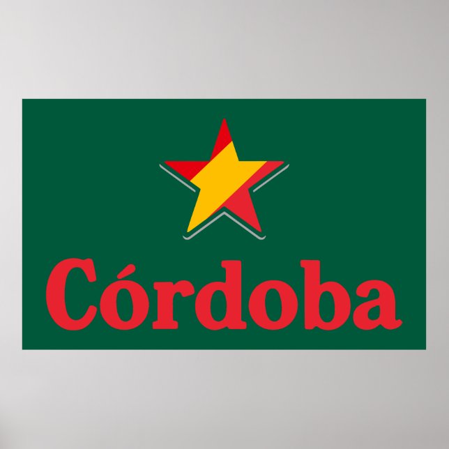 Poster Stars of Spain – Cordoba (Frente)
