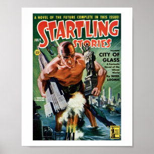 Poster Startling Stories (julho de 1942)