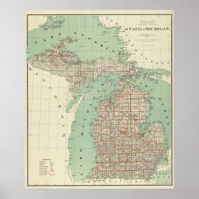 Pôster State of Michigan (Frente)