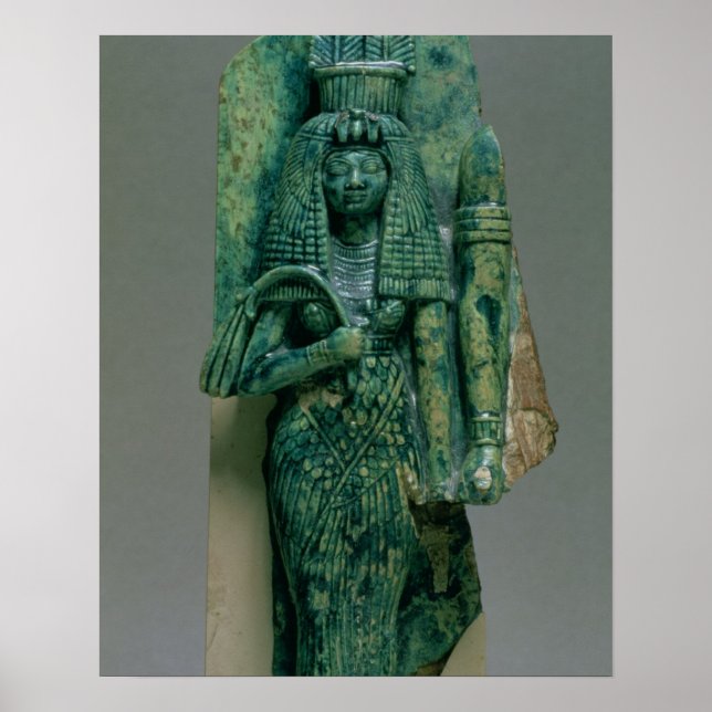 Poster Statuette of Queen Tiye, wife of Amenophis III, Ne (Frente)