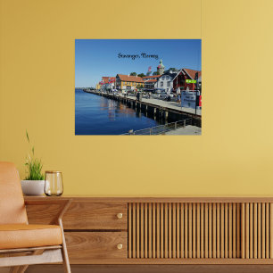 Poster Stavanger, fotografia cênica da Noruega