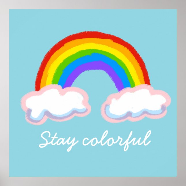 Poster Stay colorful (Frente)