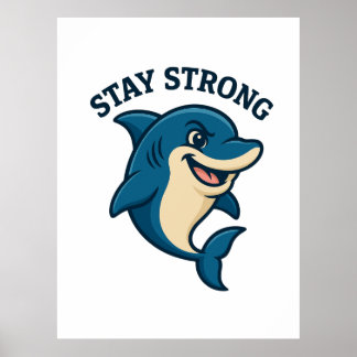 Poster Stay Strong Splash T-Shirt
