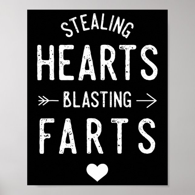 Poster Stealing Hearts Blasting Farts Funny Valentine's D (Frente)