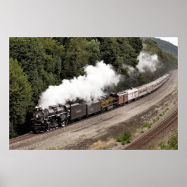 Pôster Steam Along do rio Ohio