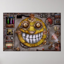 Pôster Steampunk - A alegria da tecnologia