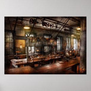 Pôster Steampunk - a oficina