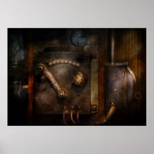 Poster Steampunk - a sala de comando