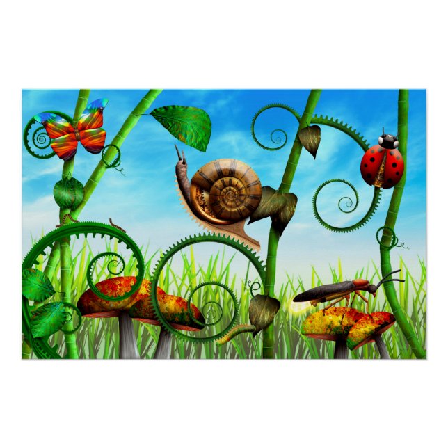 Pôster Steampunk - Bugs - A evolução leva tempo (Frente)