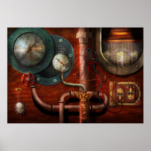 Pôster Steampunk - controles