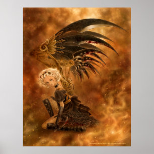 Poster Steampunk Dark Angel Print