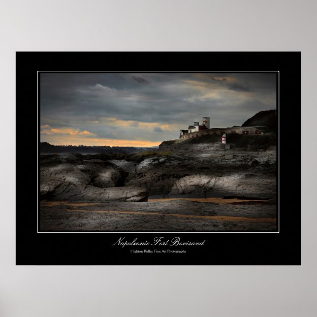 Pôster Steampunk e Burtonesque Napoleônico Fort Baudiovis (Frente)