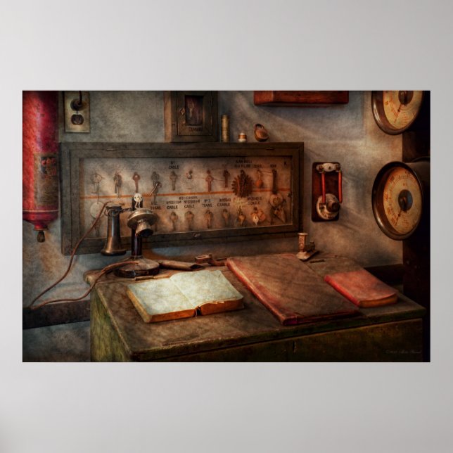 Pôster Steampunk - Electrical - Meu trabalho de 9 a 5 (Frente)