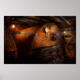 Pôster Steampunk - Encanamento - A casa de um foguista