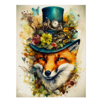 Pôster Steampunk Fox