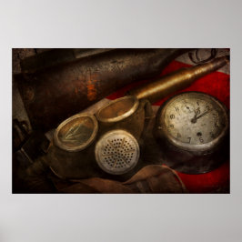 Pôster Steampunk - Guerra - Lembrando a guerra