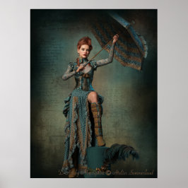 Poster Steampunk Lady