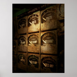 Pôster Steampunk - Naval - Electric - Power Grid