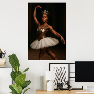 Poster Steampunk Royal Ballerina Elegant Fantasy