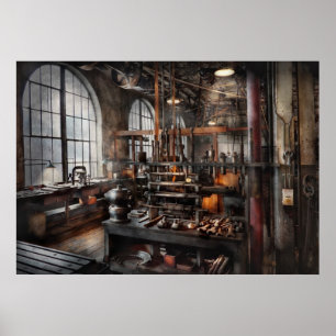 Poster Steampunk - Sala - Estúdio Steampunk