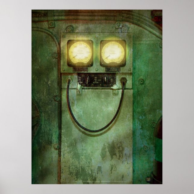 Pôster Steampunk - Seja feliz (Frente)