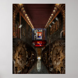 Poster Steampunk - Sociedade distópica