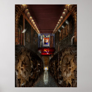 Poster Steampunk - Sociedade distópica