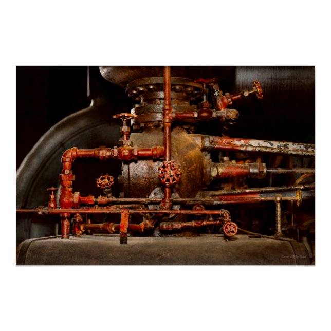 Pôster Steampunk - Sonhos impossíveis (Frente)