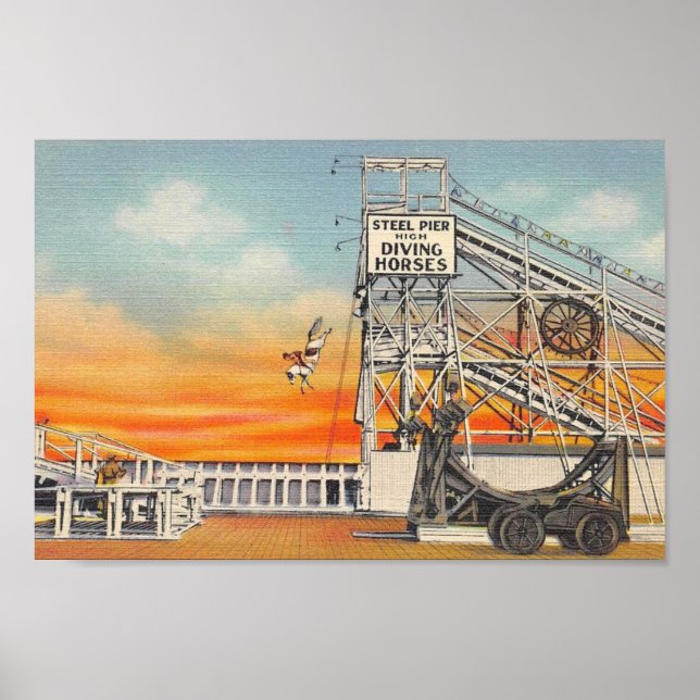 Poster Steel Pier - Atlantic City (Frente)