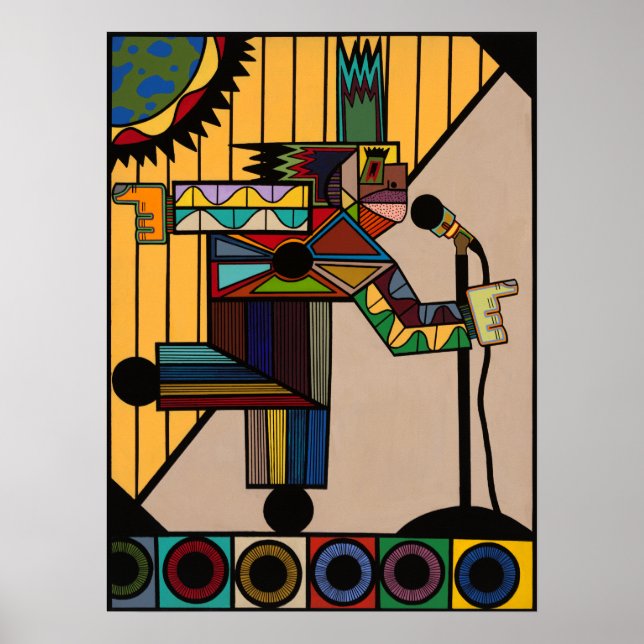 Poster "Steel Pulse" por Ruchell Alexander (Frente)