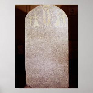 Pôster Stela da vitória de Merenptah conhecido como