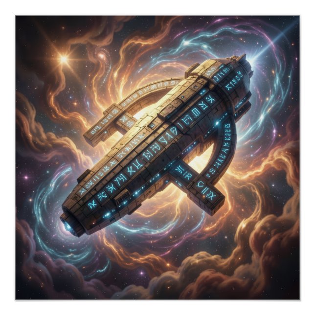 Pôster Stellar Path – Journey Through the Universe´5 (Frente)