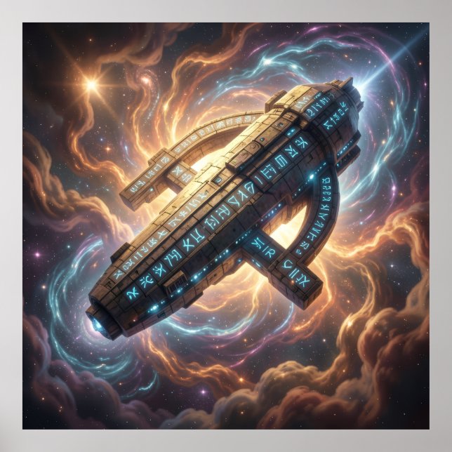 Poster Stellar Path – Journey Through the Universe´5 (Frente)