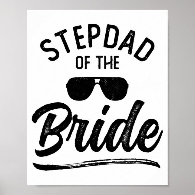 Poster Stepdad Da Festa de casamento Da Noiva Corresponde (Frente)
