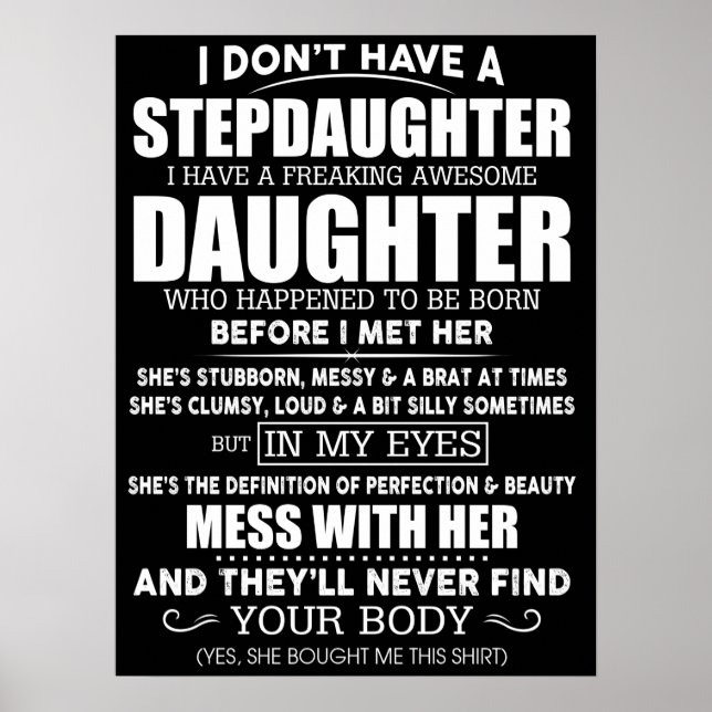 Poster Stepdaughter (Frente)