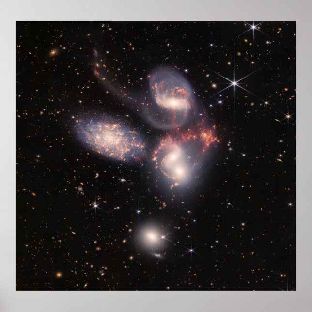 Poster Stephan's Quintet (Composite Image) (Frente)