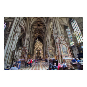 Pôster Stephansdom, Viena Áustria