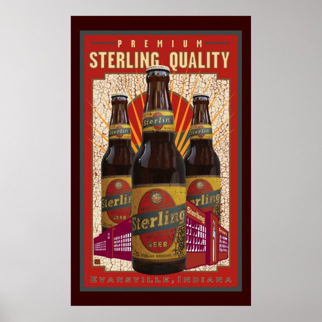 Pôster Sterling Beer (Frente)