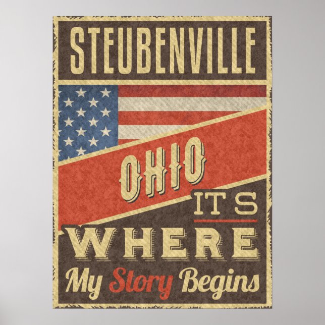 Poster Steubenville Ohio (Frente)