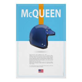 Pôster Steve McQueen Helmet