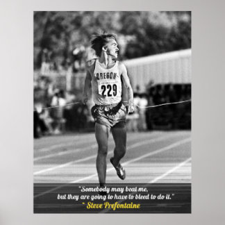 Poster Steve Prefontaine cita