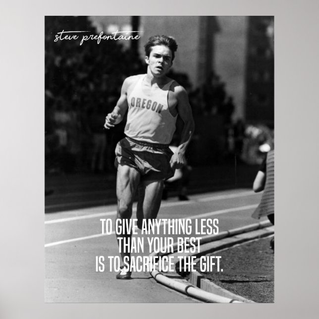 Poster Steve Prefontaine Stop Pre (Frente)