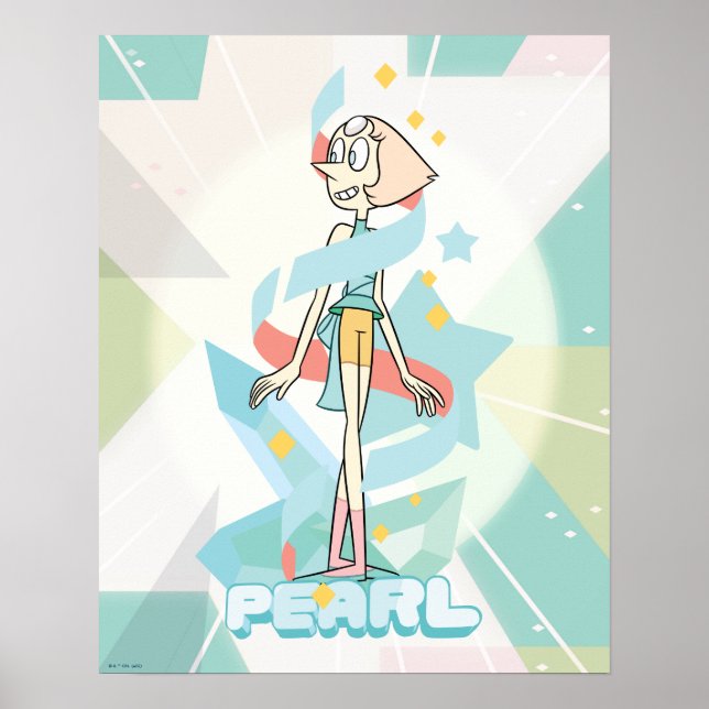Poster Steven Universe | Gráfico de Caráter Pérola (Frente)