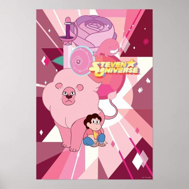 Poster Steven Universe | Rosa Quartz Legado (Frente)