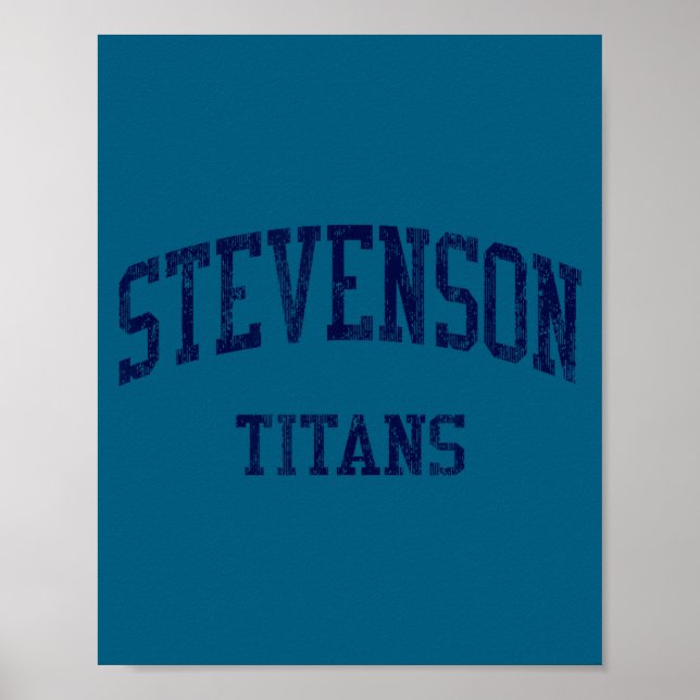 Poster Stevenson high school hs sterling heights mi (Frente)