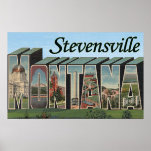 Pôster Stevensville, Montana