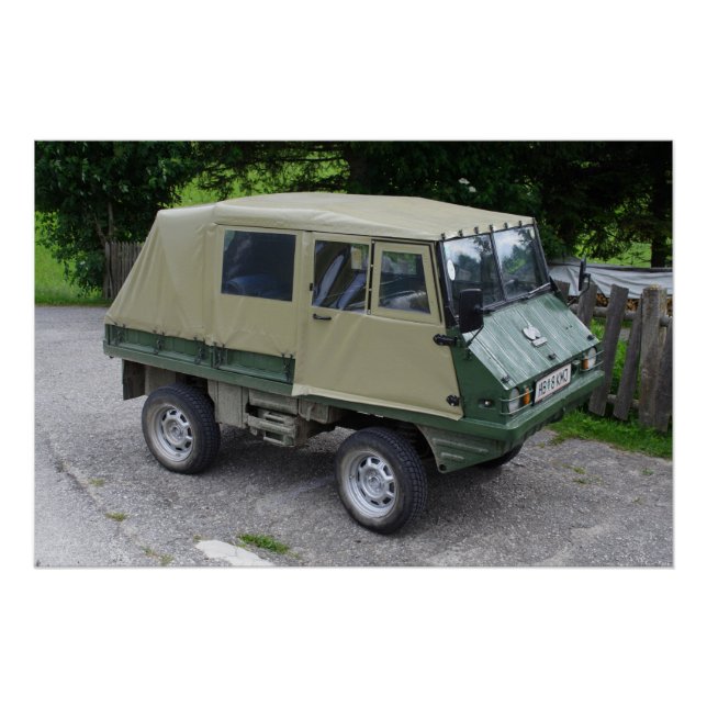 Pôster Steyr Puch Haflinger (Frente)
